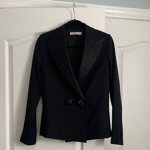 Lanvin H&M Black Double-Breasted Blazer